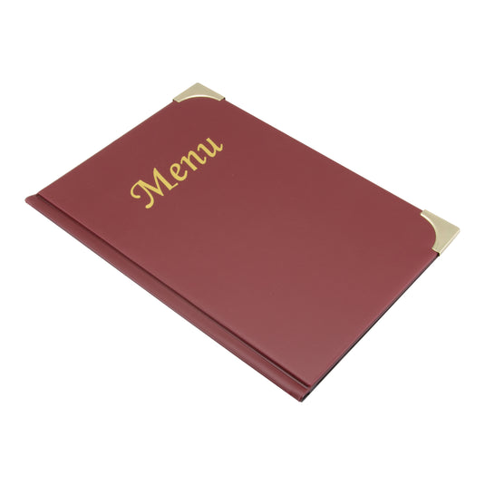 Securit Menu Holders - Basic - Wine Red 23,5x16,5x0,8cm - Pack of 10