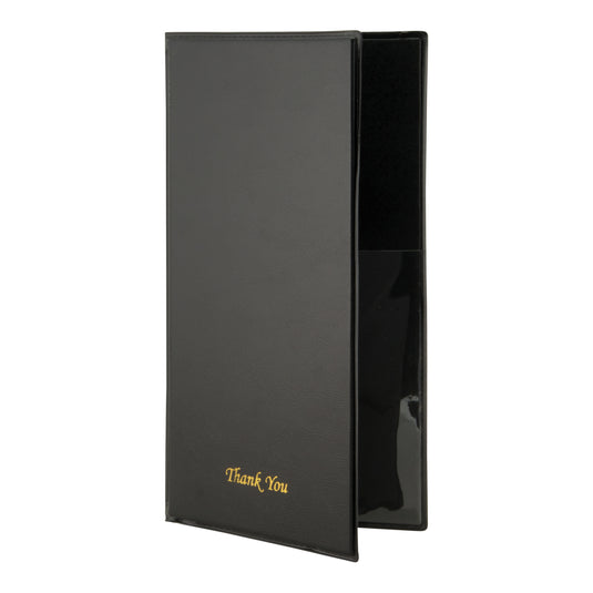 Securit Menu Holders - Basic - Black 23,7x12,5x0,5cm - Pack of 10