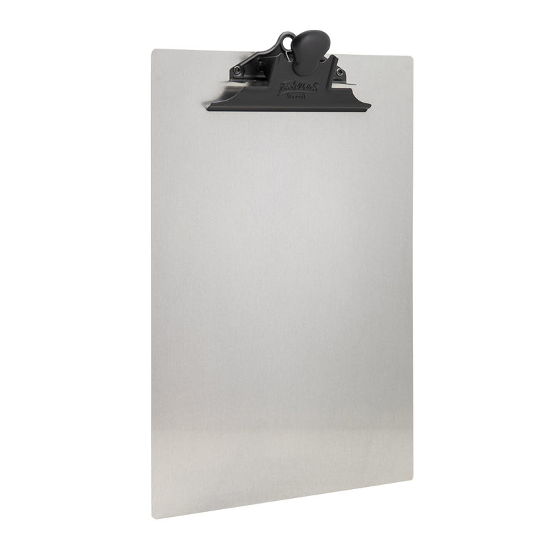 Load image into Gallery viewer, Securit Front-of-House Set - Metal Clipboard A4 Grey - 10 Menu Holders + 10 Bill Presenters - in use
