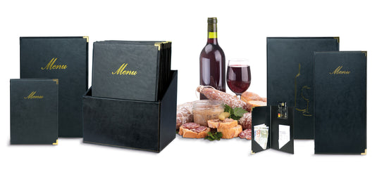 Securit Menu Holders - Boxes Classic - Black 35x28x19,8cm - Pack of 2