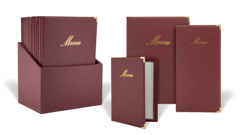 Load image into Gallery viewer, Securit Menu Holders - Boxes Classic - Wine Red 35x28x19,8cm - Pack of 2
