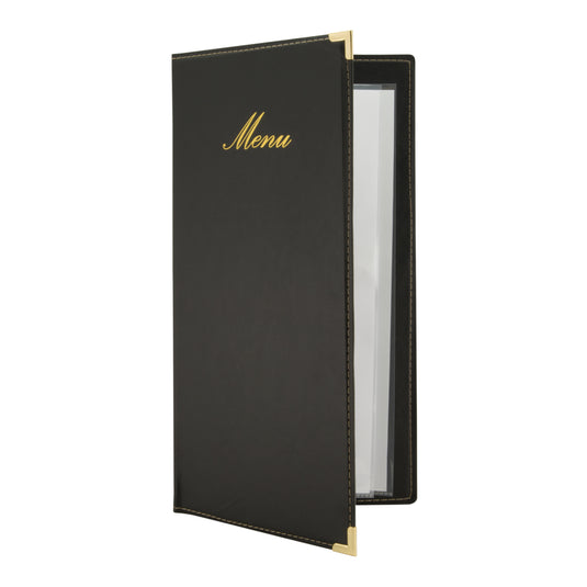 Securit Menu Holders - Classic - Black 35x18,4x1cm - Pack of 10
