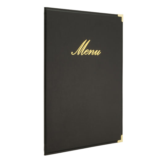 Securit Menu Holders - Classic - Black 34x24x0,5cm - Pack of 10