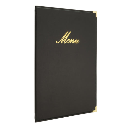 Securit Ready Table Set for 10 Tables - Classic Black Complete - Lamps + Menus + Wine Cards + Bill Presenters + Specials Displays + Table Numbers