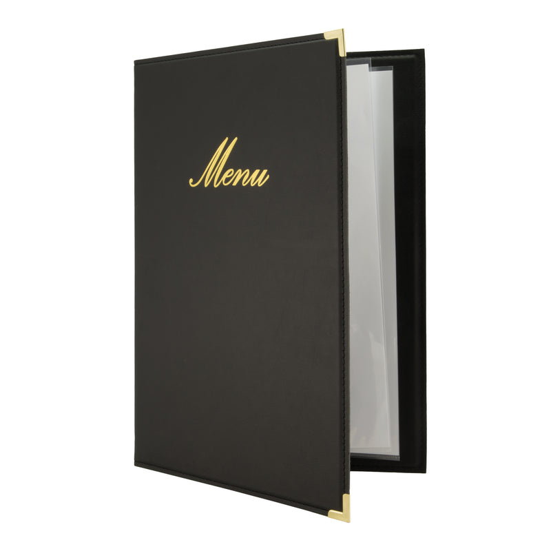 Load image into Gallery viewer, Securit Menu Holders - Classic - Black 34x24x0,5cm - Pack of 10
