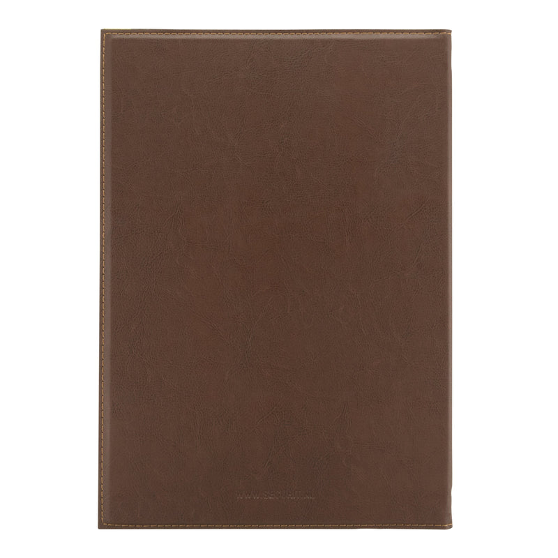 Load image into Gallery viewer, Securit Menu Set - Classic A4 Brown - 10 Menu Holders + 20 Extra Pouches
