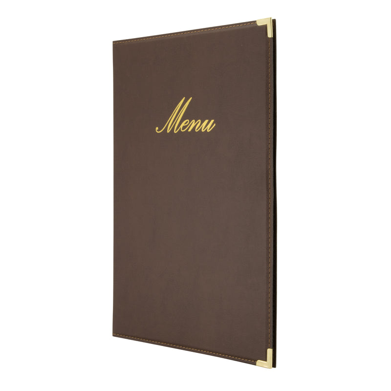 Load image into Gallery viewer, Securit Menu Holders - Classic - Brown 34x24x0,5cm - Pack of 10
