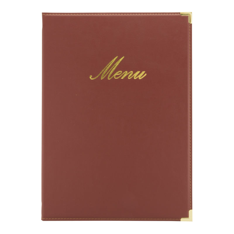 Load image into Gallery viewer, Securit Menu Holders - Classic - Wine Red 34x24x0,5cm - Pack of 10
