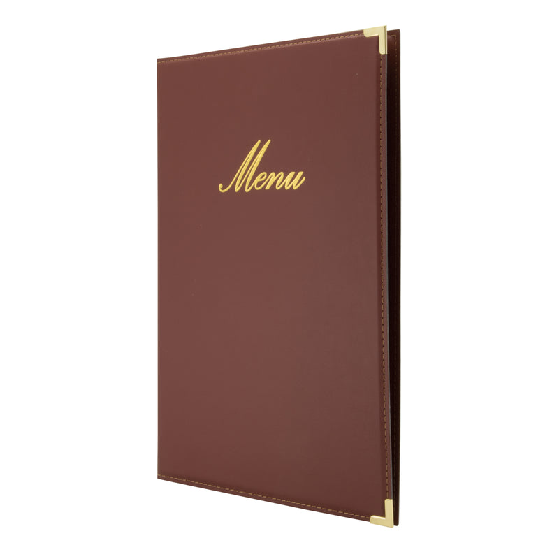 Load image into Gallery viewer, Securit Menu Holders - Classic - Wine Red 34x24x0,5cm - Pack of 10
