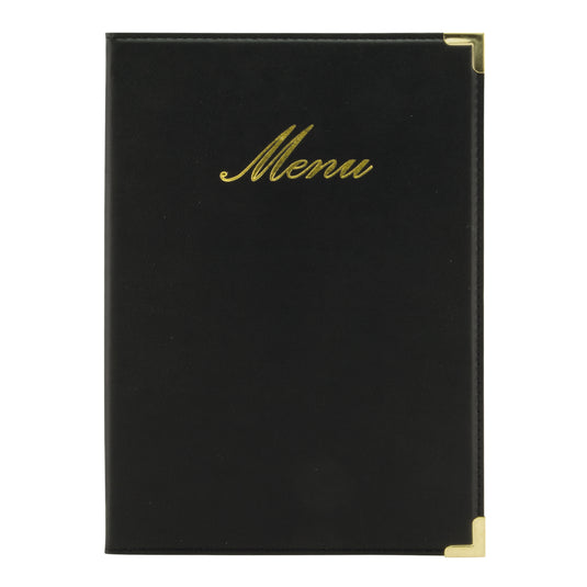 Securit Menu Holders - Classic - Black 25x18x0,5cm - Pack of 10