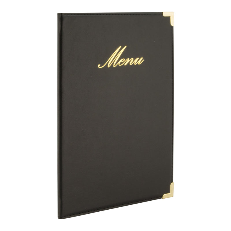 Load image into Gallery viewer, Securit Menu Set - Classic A5 Black - 10 Menu Holders + 20 Extra Pouches
