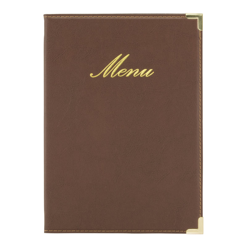 Load image into Gallery viewer, Securit Menu Holders - Classic - Brown 25x18x0,5cm - Pack of 10
