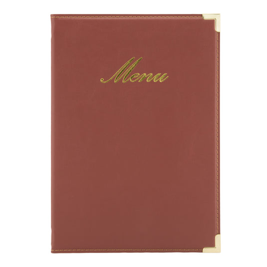 Securit Menu Holders - Classic - Wine Red 25x18x0,5cm - Pack of 10