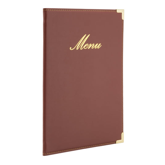 Securit Menu Holders - Classic - Wine Red 25x18x0,5cm - Pack of 10