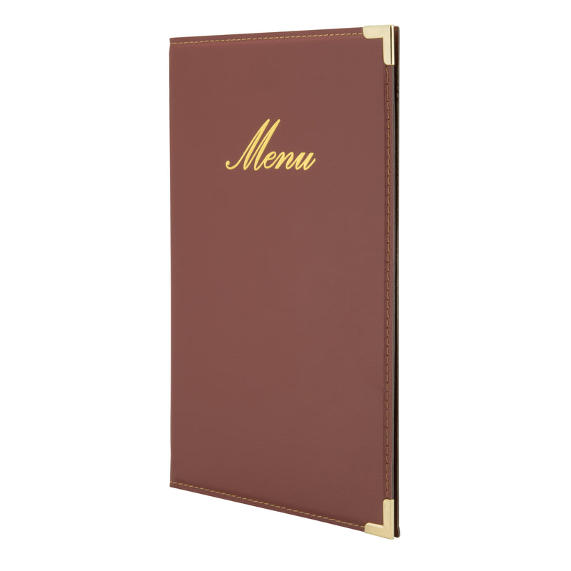 Load image into Gallery viewer, Securit Menu Holders - Classic - Wine Red 25x18x0,5cm - Pack of 10
