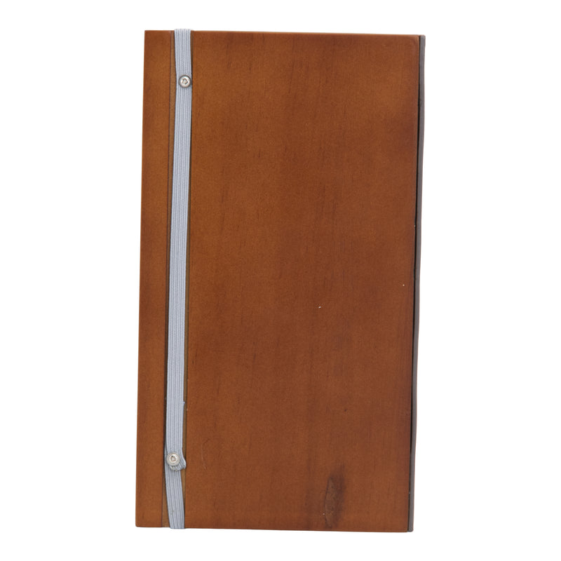 Load image into Gallery viewer, Securit Menu Holders - Leather - Grey 18,4x10,4x2cm - Pack of 10
