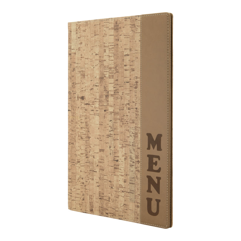 Load image into Gallery viewer, Securit Menu Set - Design A4 Cork - 10 Menu Holders + 20 Extra Pouches

