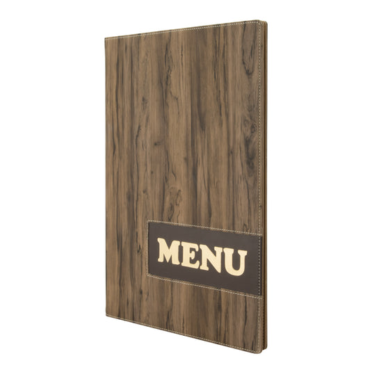 Securit Menu Holders - Design - Brown 34x24,5x0,7cm - Pack of 10