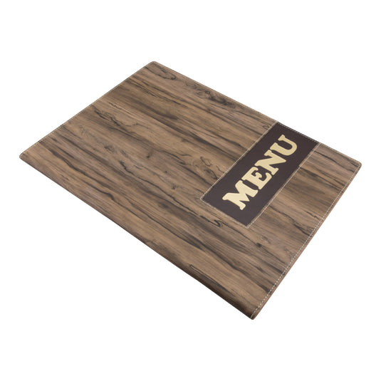 Securit Menu Holders - Design - Brown 34x24,5x0,7cm - Pack of 10