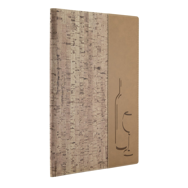 Load image into Gallery viewer, Securit Menu Set - Design Wine Card A4 Cork - 10 Menu Holders + 20 Extra Pouches - in use
