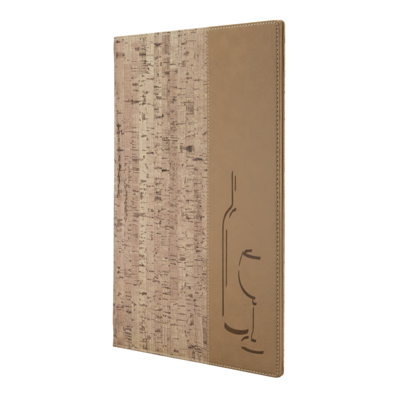 Load image into Gallery viewer, Securit Menu Set - Design Wine Card A4 Cork - 10 Menu Holders + 20 Extra Pouches
