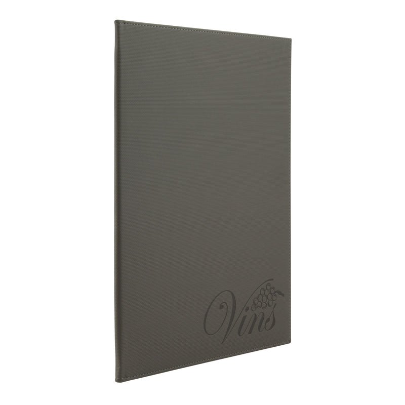 Load image into Gallery viewer, Securit Menu Set - Design Wine Card A4 Velvet - 10 Menu Holders + 20 Extra Pouches - in use
