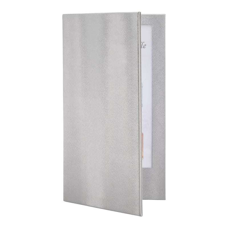 Load image into Gallery viewer, Securit Menu Holders - Led - Silver 35,3x18,8x1,8cm - Pack of 3
