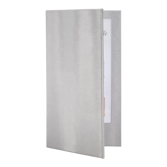 Securit Menu Holders - Led - Silver 35,3x18,8x1,8cm - Pack of 3