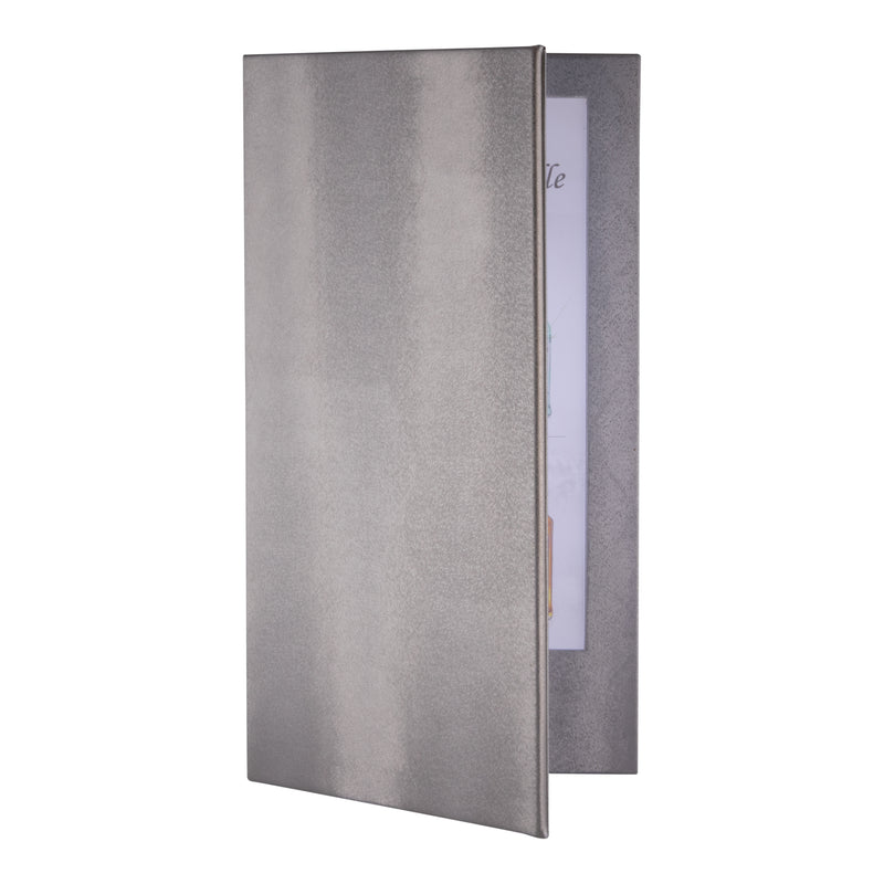 Load image into Gallery viewer, Securit Menu Holders - Led - Silver 35,3x18,8x1,8cm - Pack of 3

