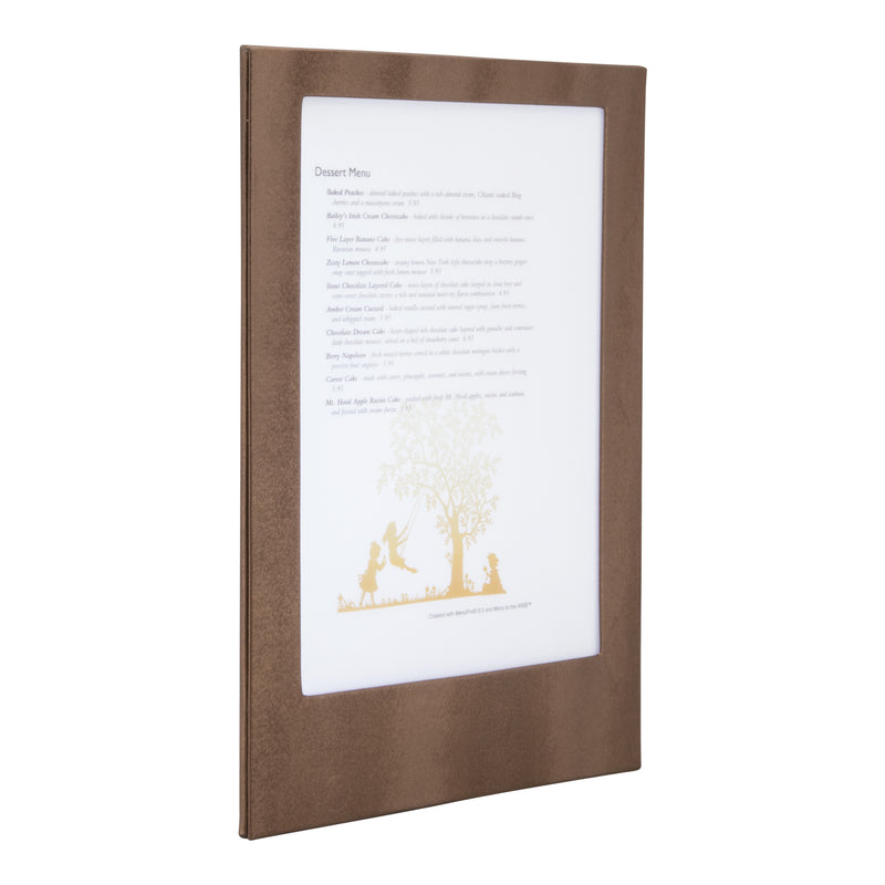 Load image into Gallery viewer, Securit Menu Holders - Led - Copper 35,5x25,8x0,8cm - Pack of 3
