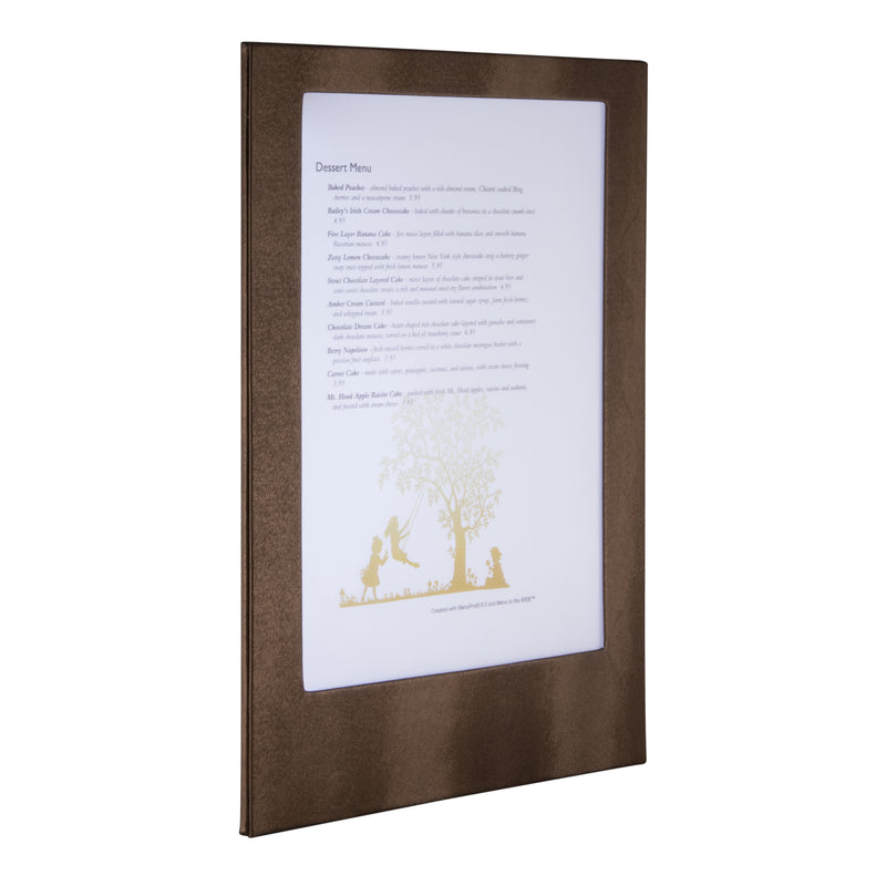 Load image into Gallery viewer, Securit Menu Holders - Led - Copper 35,5x25,8x0,8cm - Pack of 3
