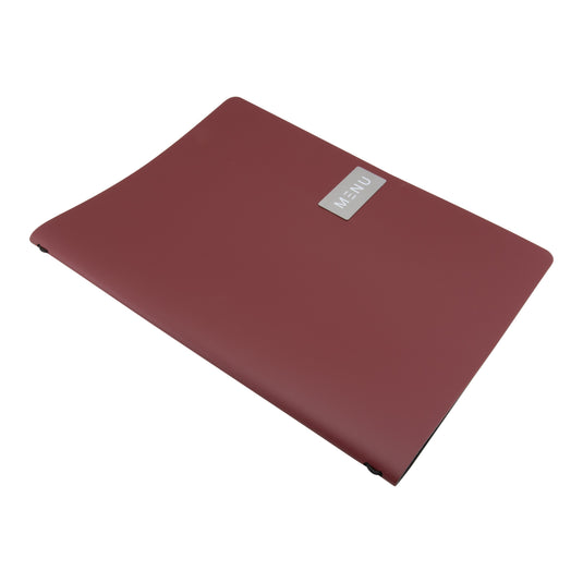 Securit Menu Holders - Leather - Red 33,2x24,6x0,5cm - Pack of 10