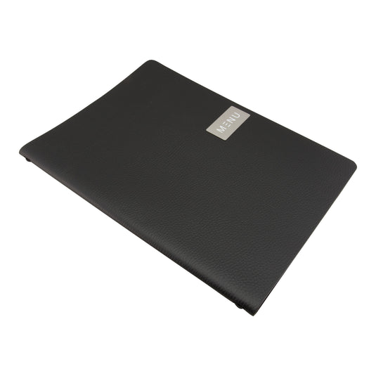 Securit Menu Holders - Leather - Black 33,2x24,6x0,5cm - Pack of 10