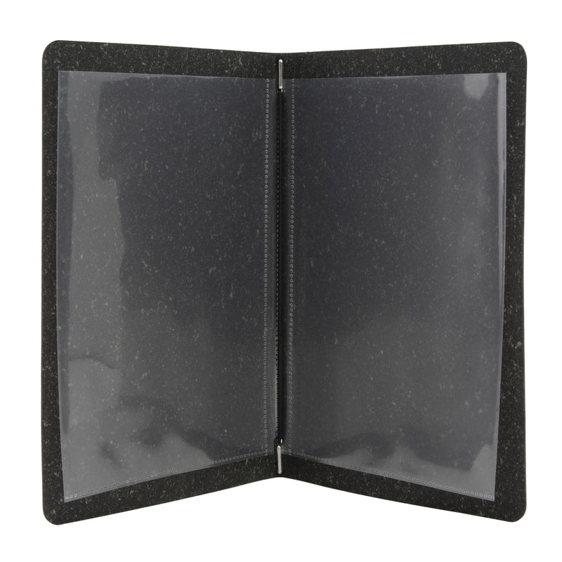 Load image into Gallery viewer, Securit Menu Holders - Leather - Black 25,3x17,7x0,8cm - Pack of 10

