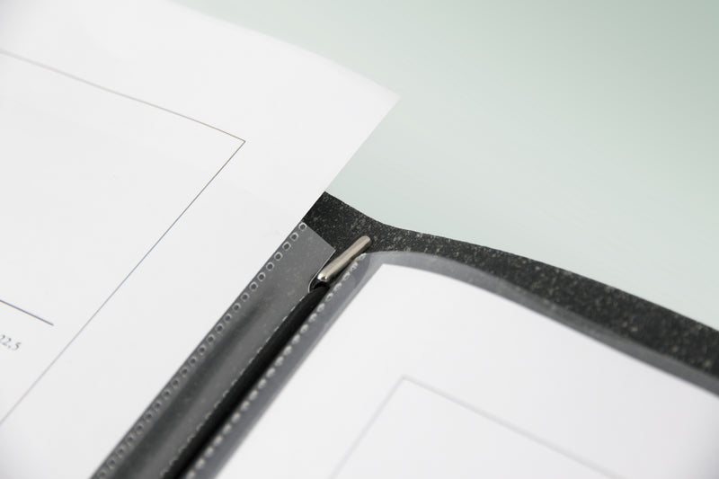 Load image into Gallery viewer, Securit Menu Holders - Leather - Ruga Brown 25,3x17,7x0,8cm - Pack of 10
