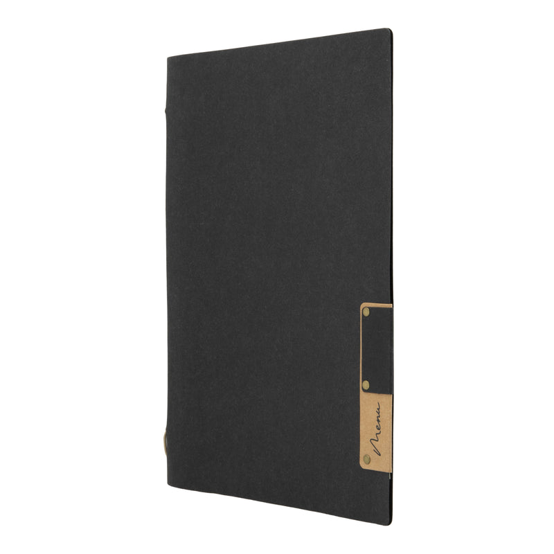 Load image into Gallery viewer, Securit Menu Set - Nature A4 Black - 10 Menu Holders + 20 Extra Pouches
