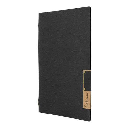 Securit Menu Holders - Nature - Black 33x24,2x0,8cm - Pack of 10
