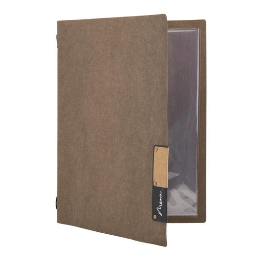 Securit Menu Holders - Nature - Brown 33x24,2x0,8cm - Pack of 10