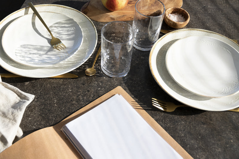 Load image into Gallery viewer, Securit Menu Holders - Nature - Beige 24,7x17,9x0,8cm - Pack of 10 - in use
