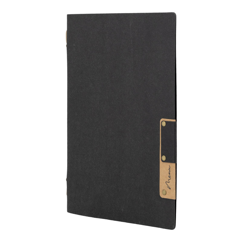 Load image into Gallery viewer, Securit Menu Set - Nature A5 Black - 10 Menu Holders + 20 Extra Pouches
