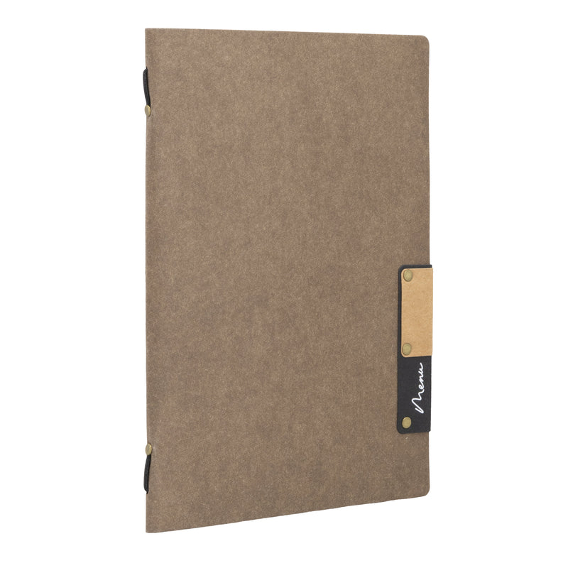 Load image into Gallery viewer, Securit Menu Set - Nature A5 Brown - 10 Menu Holders + 20 Extra Pouches
