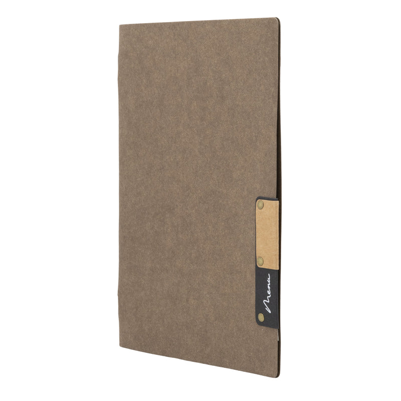Load image into Gallery viewer, Securit Menu Set - Nature A5 Brown - 10 Menu Holders + 20 Extra Pouches
