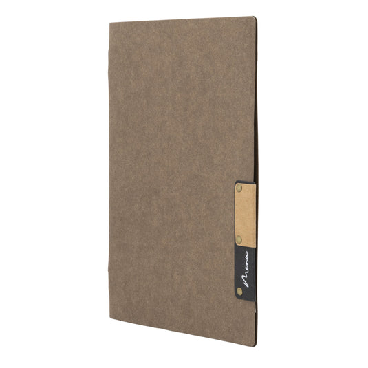 Securit Menu Set - Nature A5 Brown - 10 Menu Holders + 20 Extra Pouches