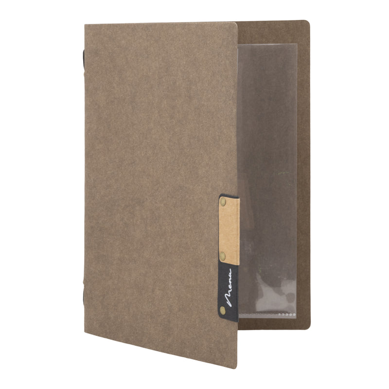 Load image into Gallery viewer, Securit Menu Holders - Nature - Brown 24,7x17,9x0,8cm - Pack of 10
