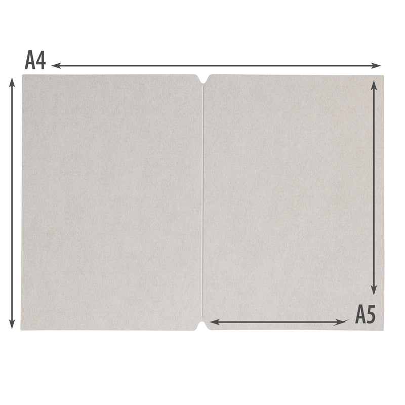 Load image into Gallery viewer, Securit Menu Holders - Premium A5 Paper Menu Card Inserts in Gray 30x21x1cm - 4 x Set of 50

