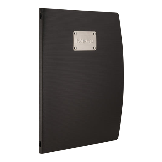 Securit Menu Holders - Rio - Black 34x25x1,2cm - Pack of 10