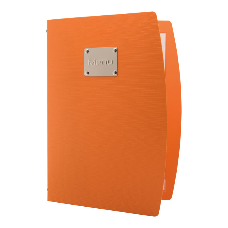 Load image into Gallery viewer, Securit Menu Holders - Rio - Orange 34x25,5x1,8cm - Pack of 10
