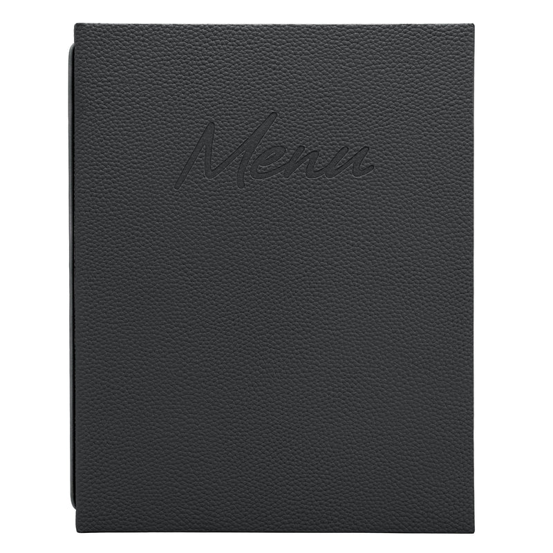 Load image into Gallery viewer, Securit Menu Set - Signature A4 Black - 10 Menu Holders + 20 Extra Pouches

