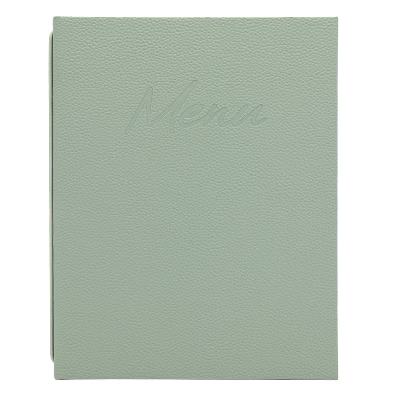 Load image into Gallery viewer, Securit Menu Set - Signature A4 Green - 10 Menu Holders + 20 Extra Pouches
