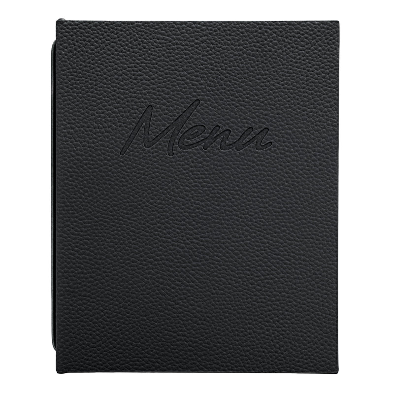 Load image into Gallery viewer, Securit Menu Set - Signature A5 Black - 10 Menu Holders + 20 Extra Pouches
